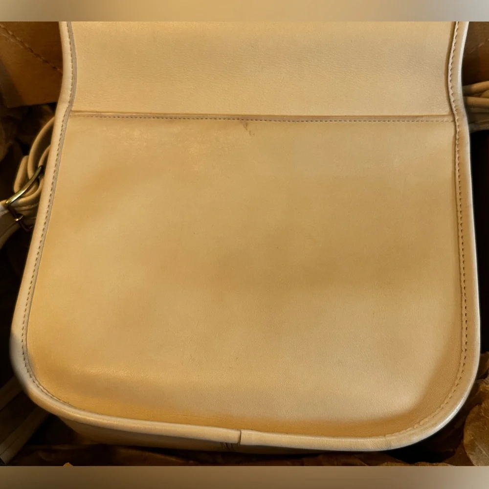 ⭐️Authentic VINTAGE Coach Classic shoulder flap saddle Bag 9170 - Picture 9 of 16